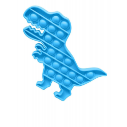 Blue Dinosaur Push Pop Fidget