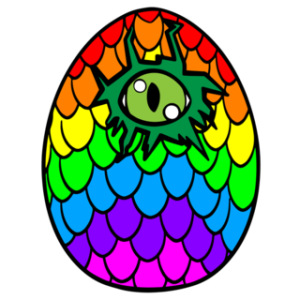Pride Pin-Dragon Egg
